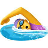 woman-swimming Emoji facebook