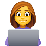 woman-technologist Emoji facebook