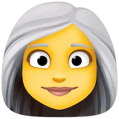  Woman White Hair Emoji Meaning Copy Paste