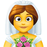 woman-with-veil Emoji facebook