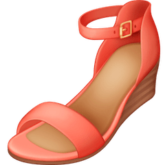 Sandale mit Absatz Emoji Facebook