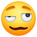 woozy-face Emoji facebook