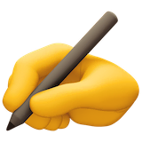 writing-hand Emoji facebook