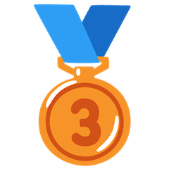 3rd Place Medal Emoji on Google Android and Chromebooks