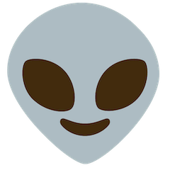 👽 Alieno Emoji su Google Android, Chromebooks