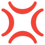 anger-symbol Emoji google