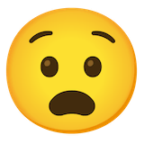 anguished-face Emoji google