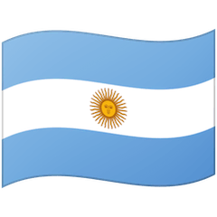 Флаг Аргентины Эмодзи на Google Android и Chromebook