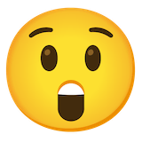 astonished-face Emoji google