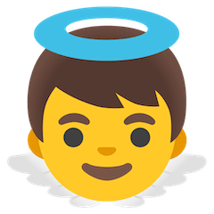 👼 Baby Angel Emoji on Google Android and Chromebooks