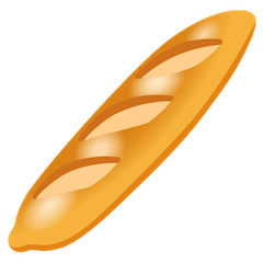Baguette Bread Emoji on Google Android and Chromebooks
