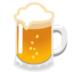 Caneca de cerveja Emoji Google Android, Chromebook