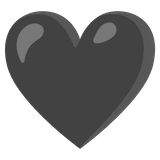 black-heart Emoji google
