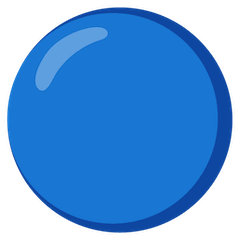 blue circle emoji google