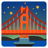 bridge-at-night Emoji google