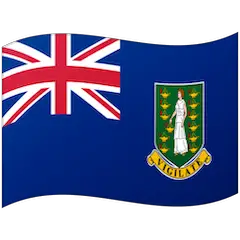 Bandera de las Islas Vírgenes británicas Emoji Google Android, Chromebook