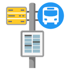 🚏 Bus Stop Emoji on Google Android and Chromebooks