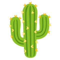 Cactus Emoji on Google Android and Chromebooks
