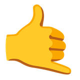 call-me-hand Emoji google