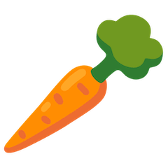 Carrot Emoji on Google Android and Chromebooks