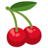cherries Emoji google