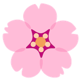 cherry-blossom Emoji google