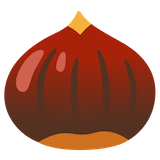 chestnut Emoji google