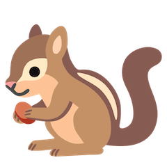 🐿️ Streifenhörnchen Emoji auf Google Android, Chromebook