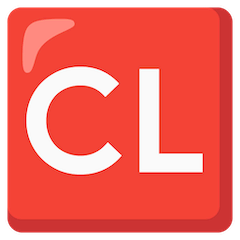 Simbolo CL Emoji Google Android, Chromebook
