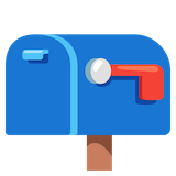 closed-mailbox-with-lowered-flag Emoji google