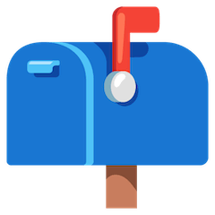 📫 Buzón cerrado con la bandera levantada Emoji en Google Android, Chromebooks