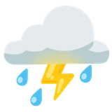 cloud-with-lightning-and-rain Emoji google