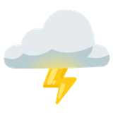cloud-with-lightning Emoji google