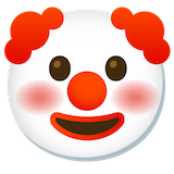 clown-face Emoji google