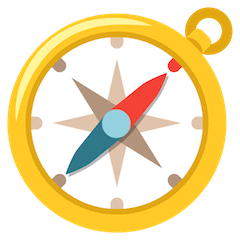 Kompass Emoji Google Android, Chromebook