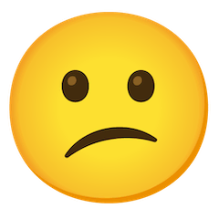 😕 Confused Face Emoji on Google Android and Chromebooks