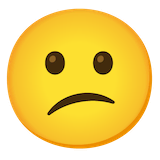 confused-face Emoji google