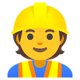 construction-worker Emoji google