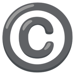 ©️ Simbolo del copyright Emoji su Google Android, Chromebooks