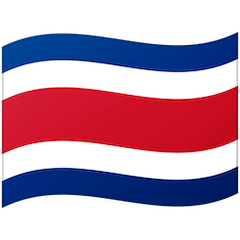 Bandiera della Costa Rica Emoji Google Android, Chromebook