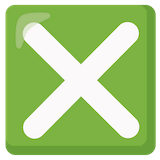 cross-mark-button Emoji google