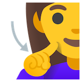 deaf-woman Emoji google