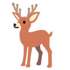 Deer Emoji on Google Android and Chromebooks