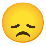 disappointed-face Emoji google