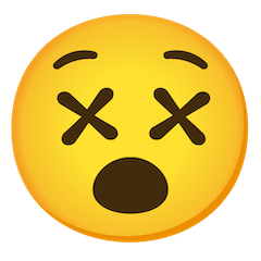 😵 Dizzy Face Emoji on Google Android and Chromebooks