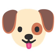 🐶 Hundekopf Emoji auf Google Android, Chromebook