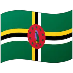 Bandiera della Dominica Emoji Google Android, Chromebook