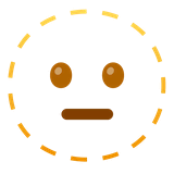 dotted-line-face Emoji google