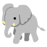 elephant Emoji google