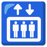 elevator Emoji google